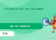 午评：沪指跌1.46% 全市场超4800股下跌