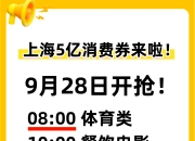 下半年上海将发放5亿元消费券