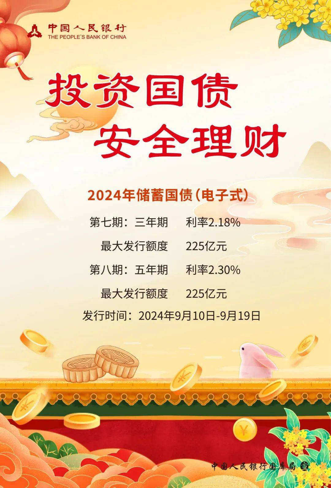 财政部拟第一次续发行2025年记账式附息（九期）国债
