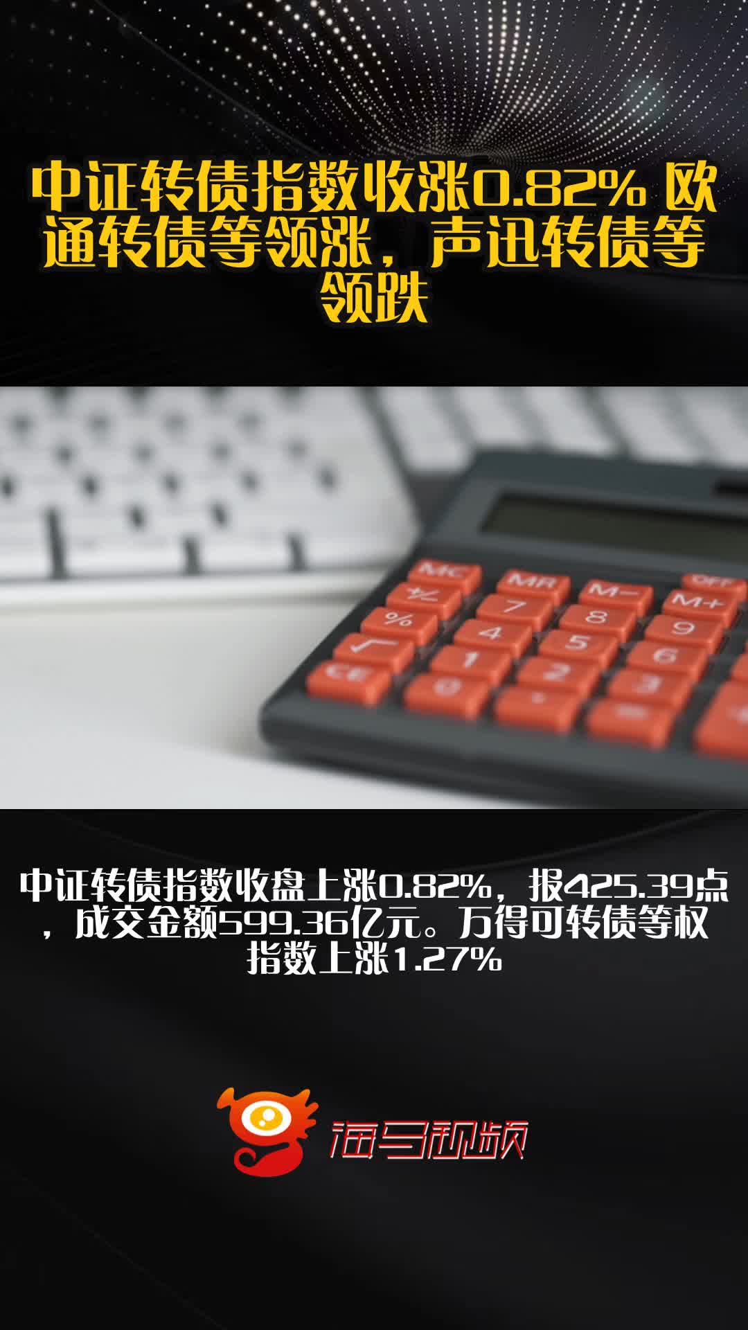 中证转债指数午盘跌0.58%