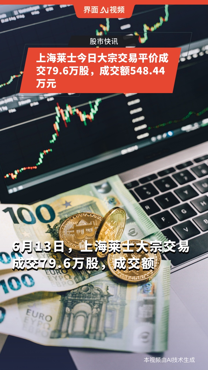 上海莱士现2笔大宗交易 总成交金额548.44万元