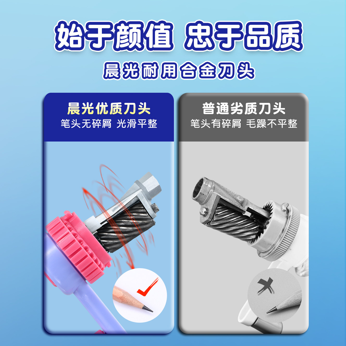 晨光股份获得外观设计专利授权：“削笔机”